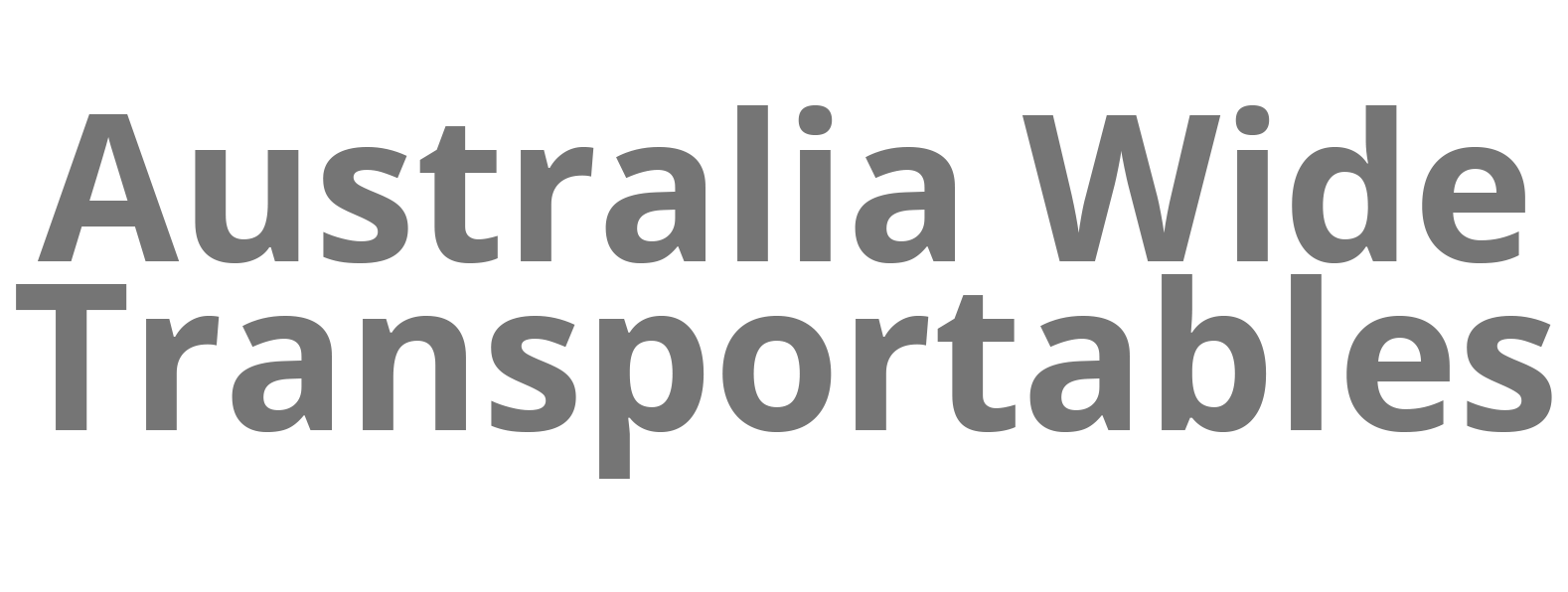 Australia Wide Transportables